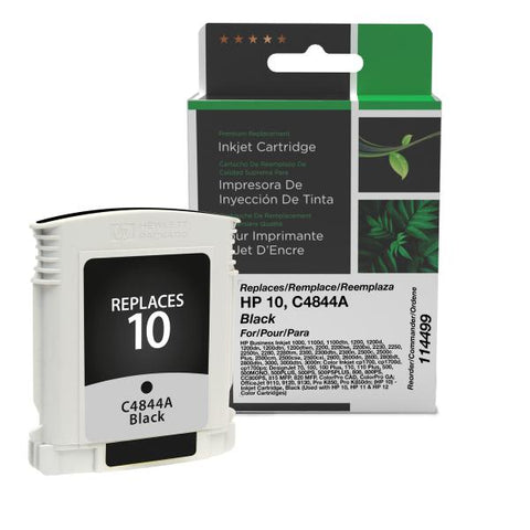 Clover Technologies Group, LLC Remanufactured Black Ink Cartridge (Alternative for HP C4844A 10) (1750 Yield)